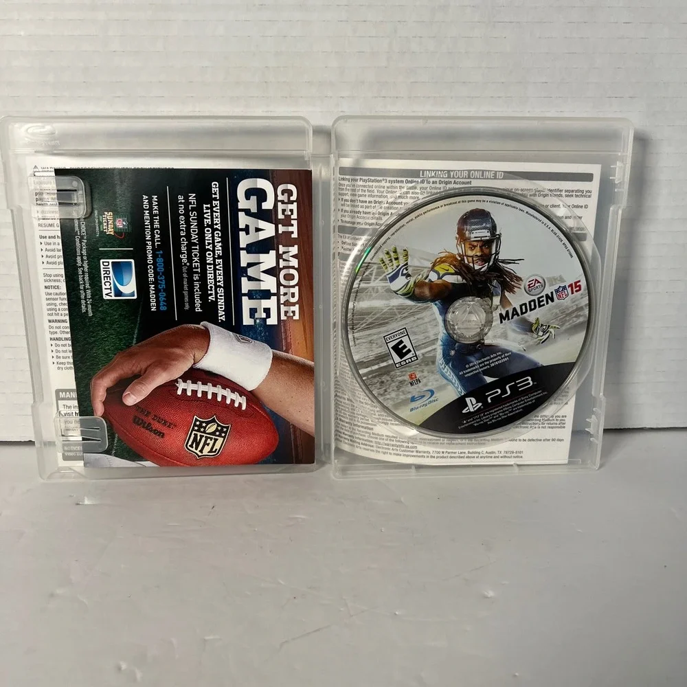 Madden NFL 15 Sony PlayStation 3‎ PS3 EA Sports Football Game Richard Sherman